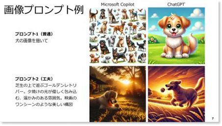 スライド：画像プロンプト例